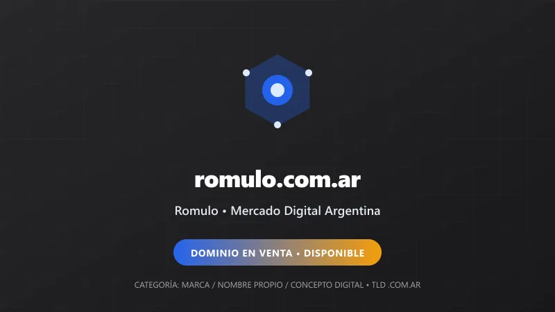 Identidad gráfica y activo digital para Romulo en Argentina